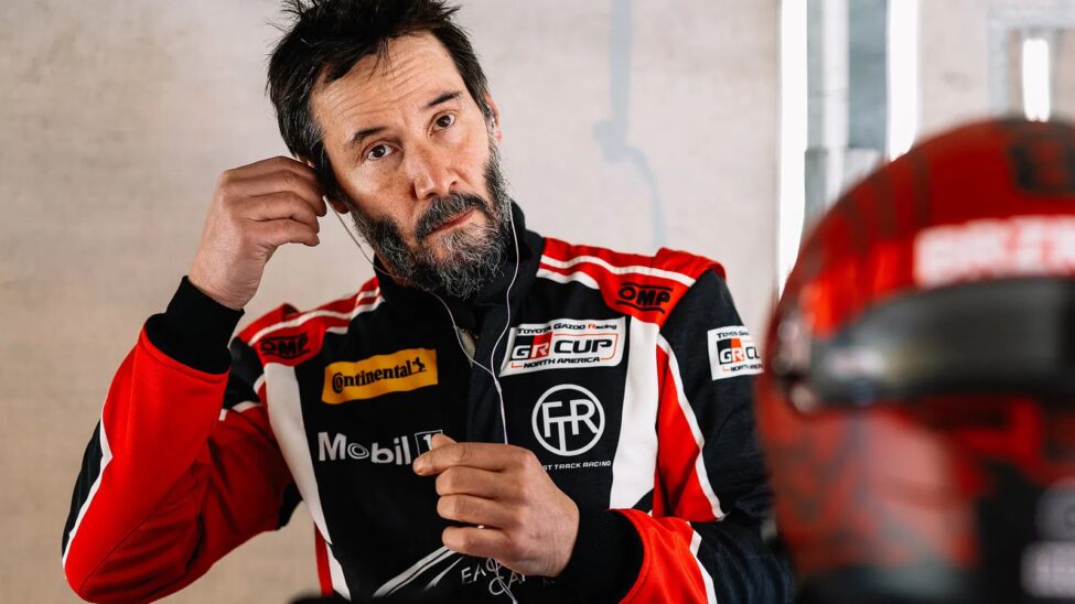 Keanu Reeves racing debut